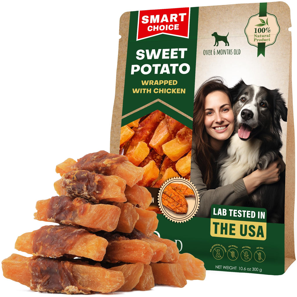 Sweet Potato Dog Treats & Chicken Chews 10.6 Oz F52243