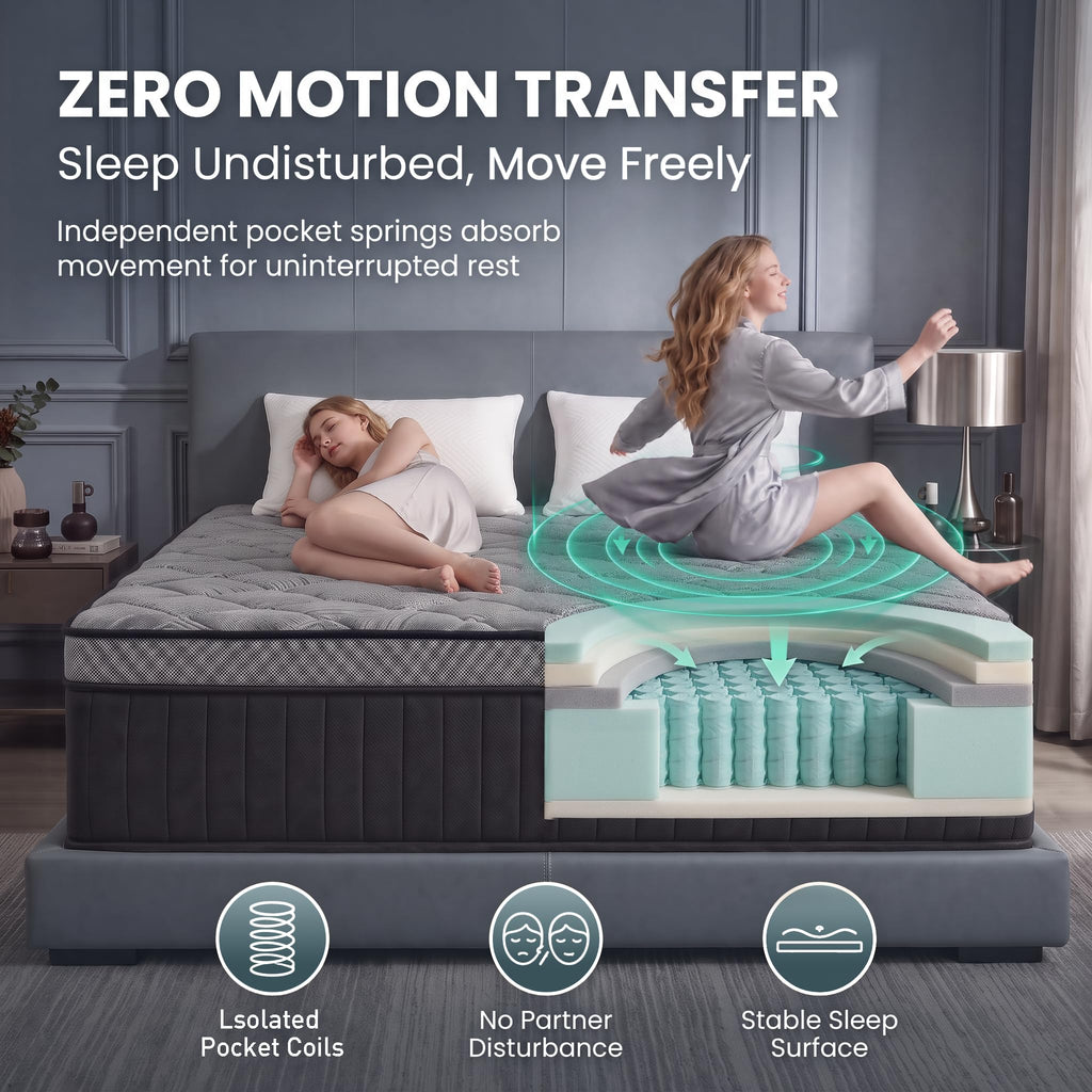 Full Size 12 Inch Hybrid Mattress F834417
