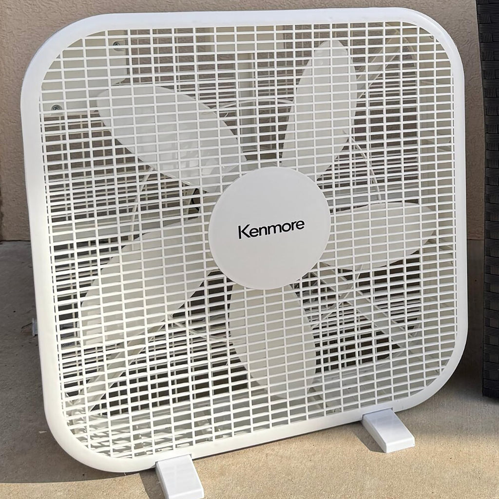 20" White 3 Speed Box Fan G723195