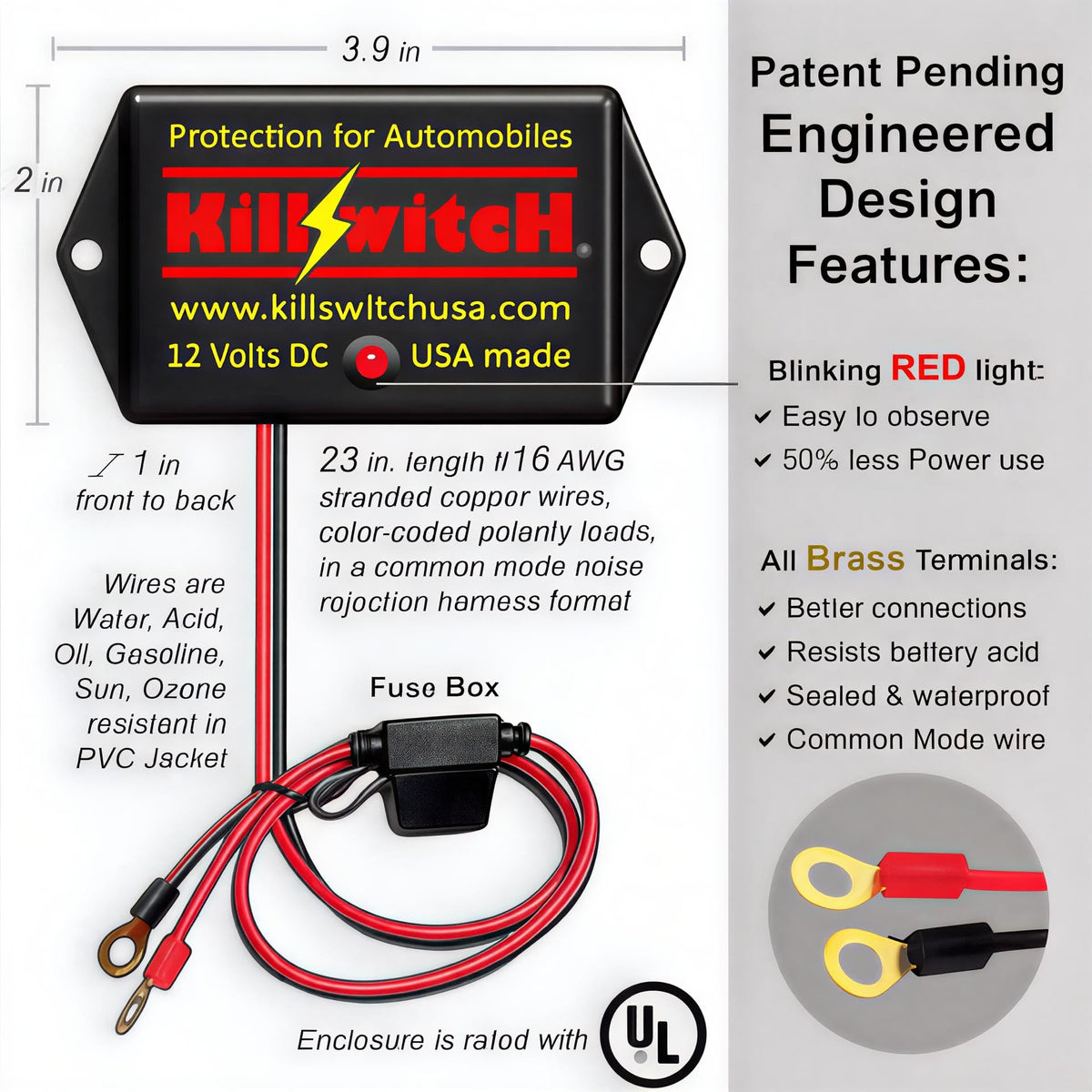 12V DC EMP Shield for Vehicles Z844