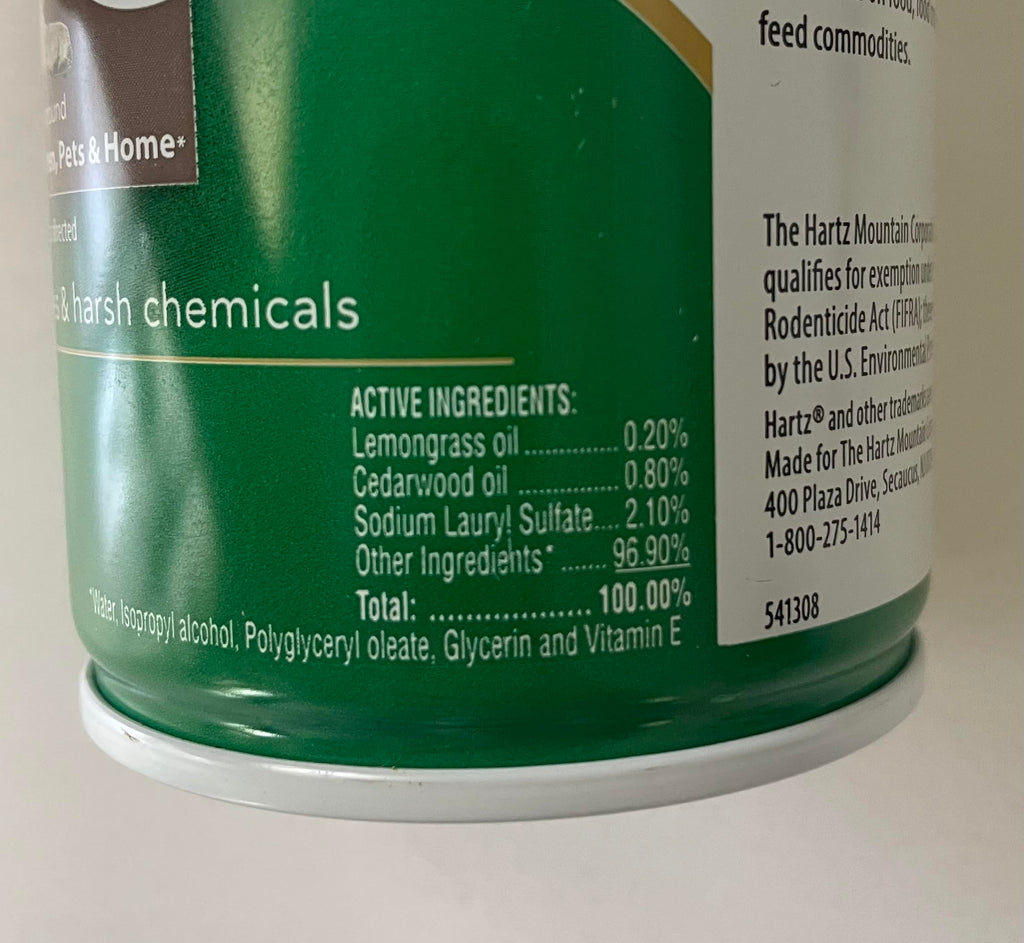 Flea & Tick Spray Treatment for Dogs with Cedarwood and Lemongrass Oil, 14 Ounces I863568