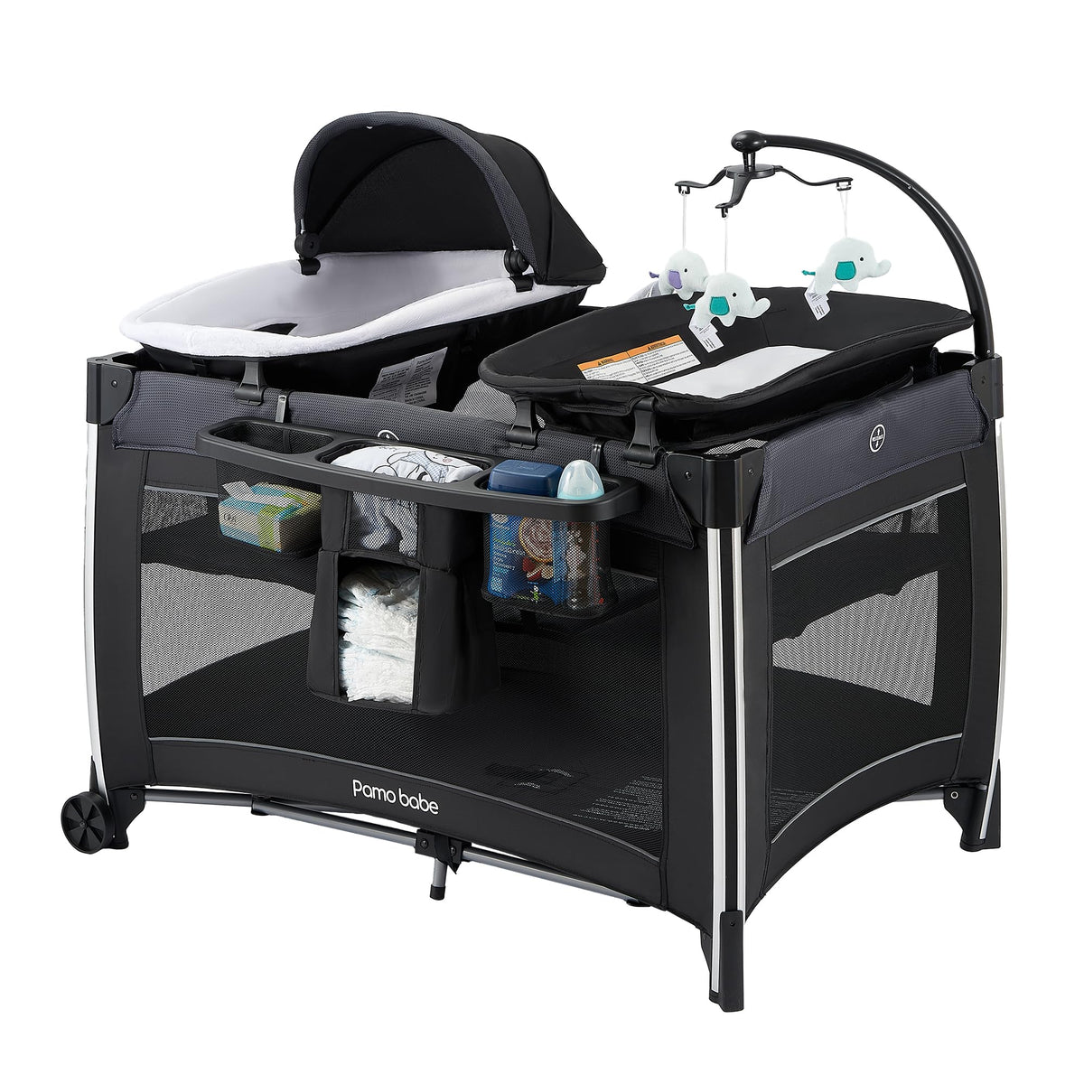 4 in 1 Baby Playards with Bassinet Z8123