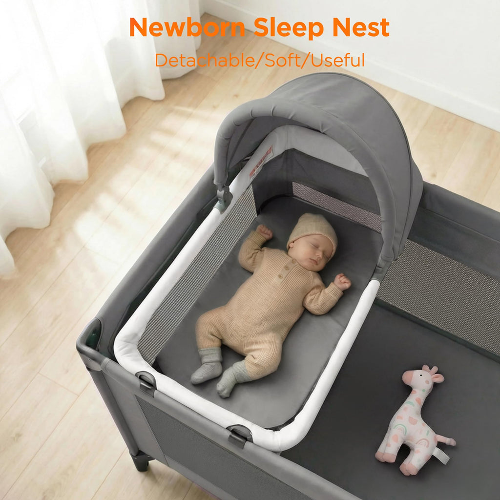 4 in 1 Baby Pack and Play with Bassinet X34035