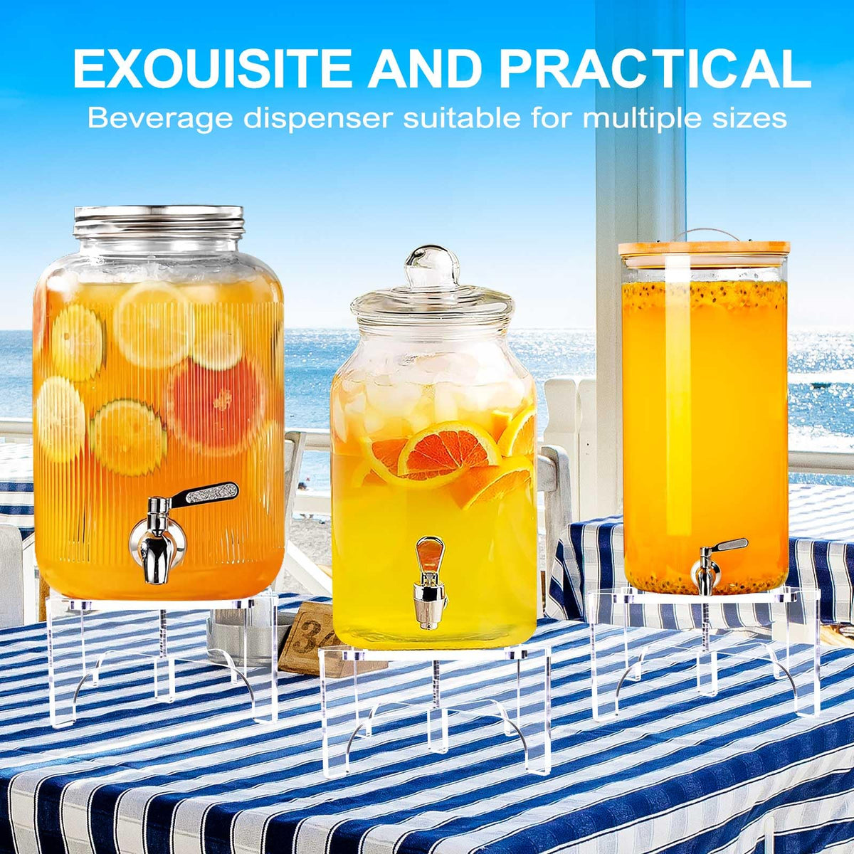 Acrylic Beverage Dispenser Stand T324104
