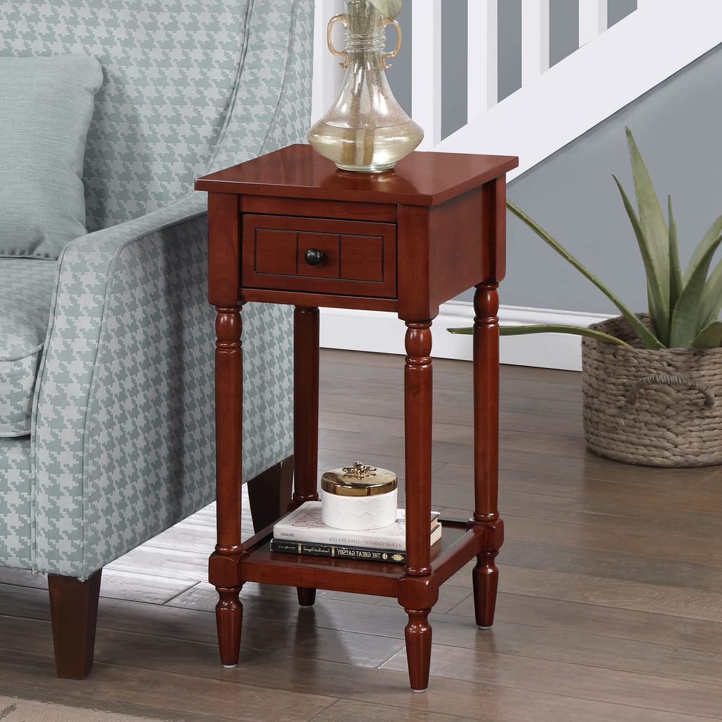 1 Drawer Accent End Table with Storage Drawer and Shelf D655