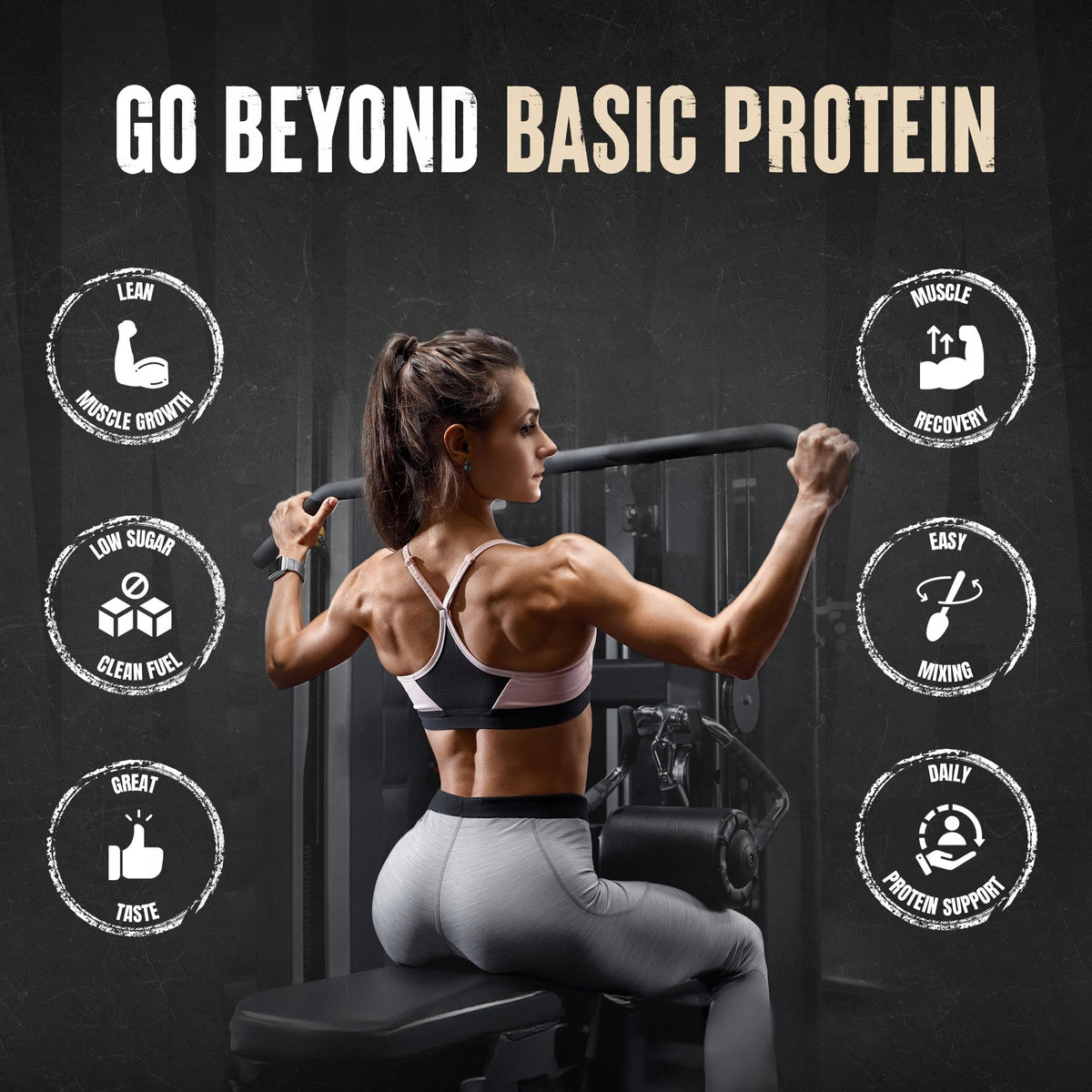 100% Whey Protein Powder Chocolate 4LB D685