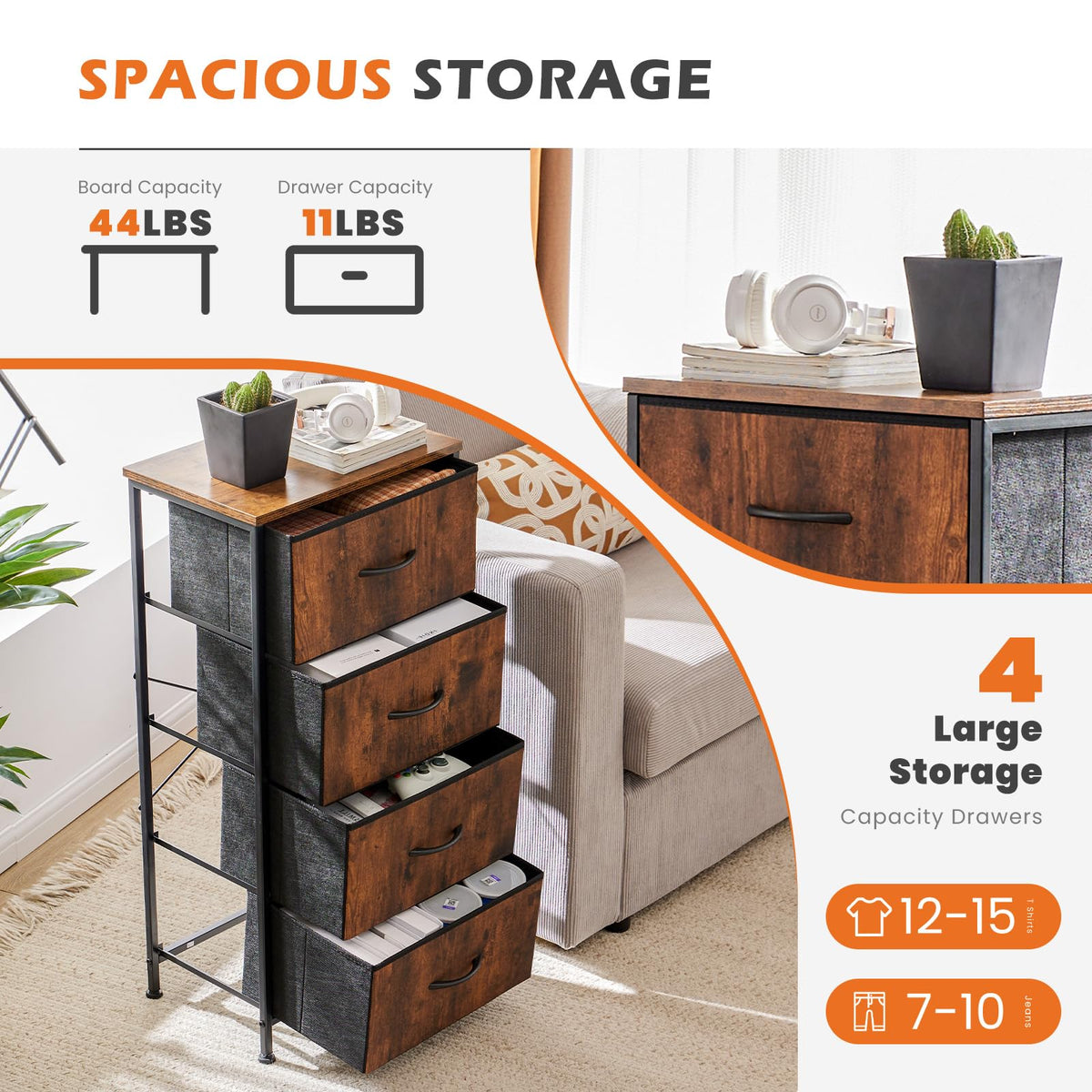 4 Drawer Dresser F973851