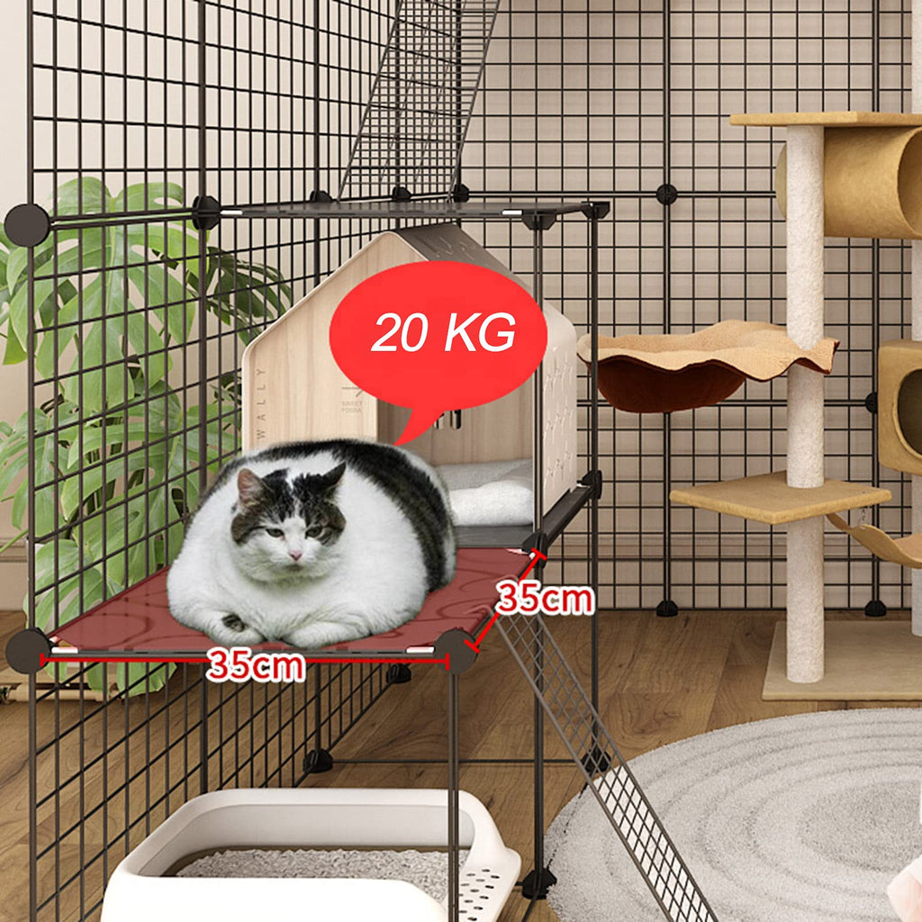 Metal Wire Small Animal Cage 147 * 147 * 146cm W9334