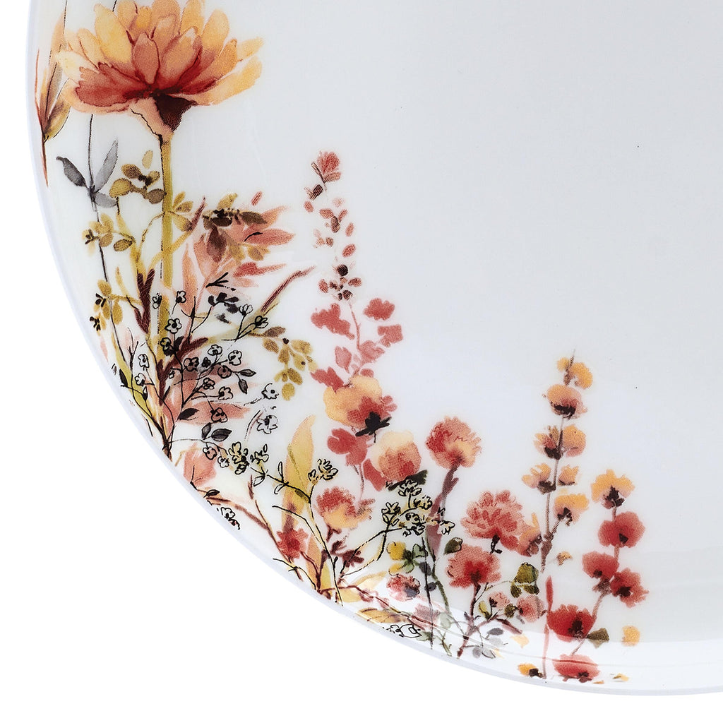 12 Piece Floral Bone China Dinnerware Set P942859