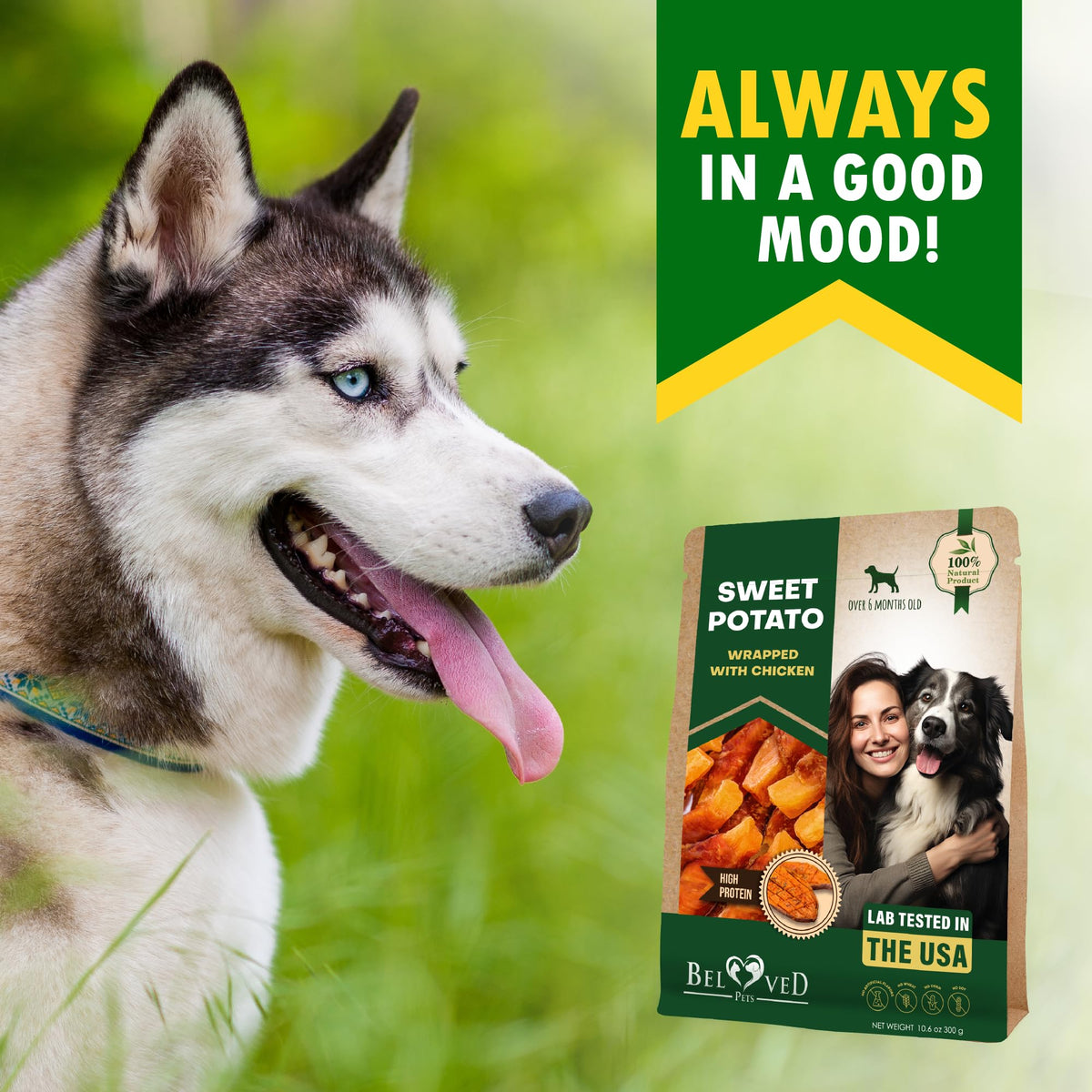 Sweet Potato Dog Treats & Chicken Chews 10.6 Oz F52243