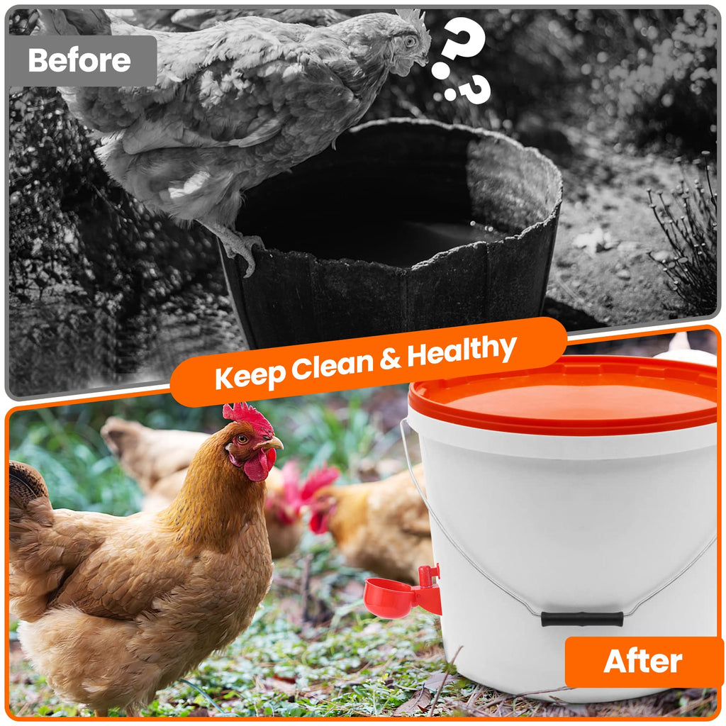 24 Pack Automatic Chicken Waterer Z546