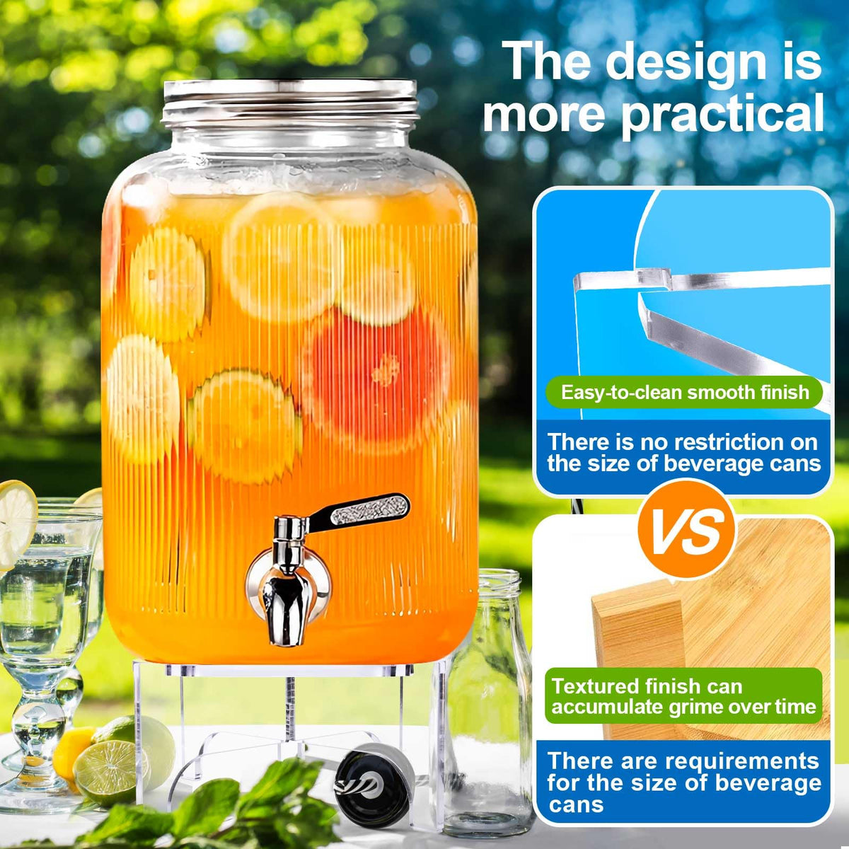 Acrylic Beverage Dispenser Stand T324104