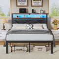 Queen Bed Frame with USB Charging Station F313295
