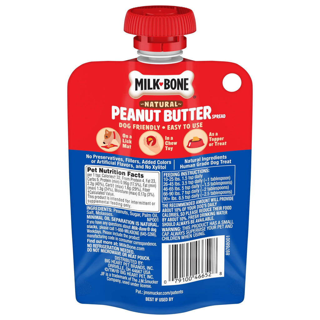 Natural Peanut Butter Spread 5 Oz Pouch Z779428