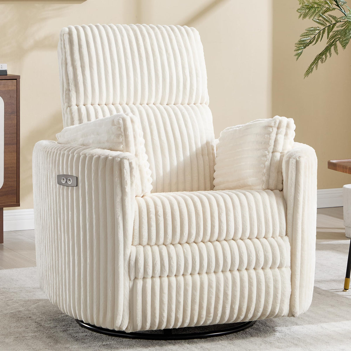 Power Recliner Swivel Glider Rocking Chair with USB Port I1494