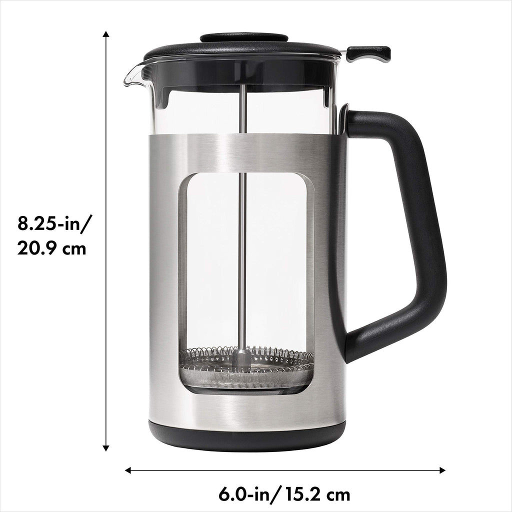 Stainless Steel French Press Coffee Maker 32oz S5097