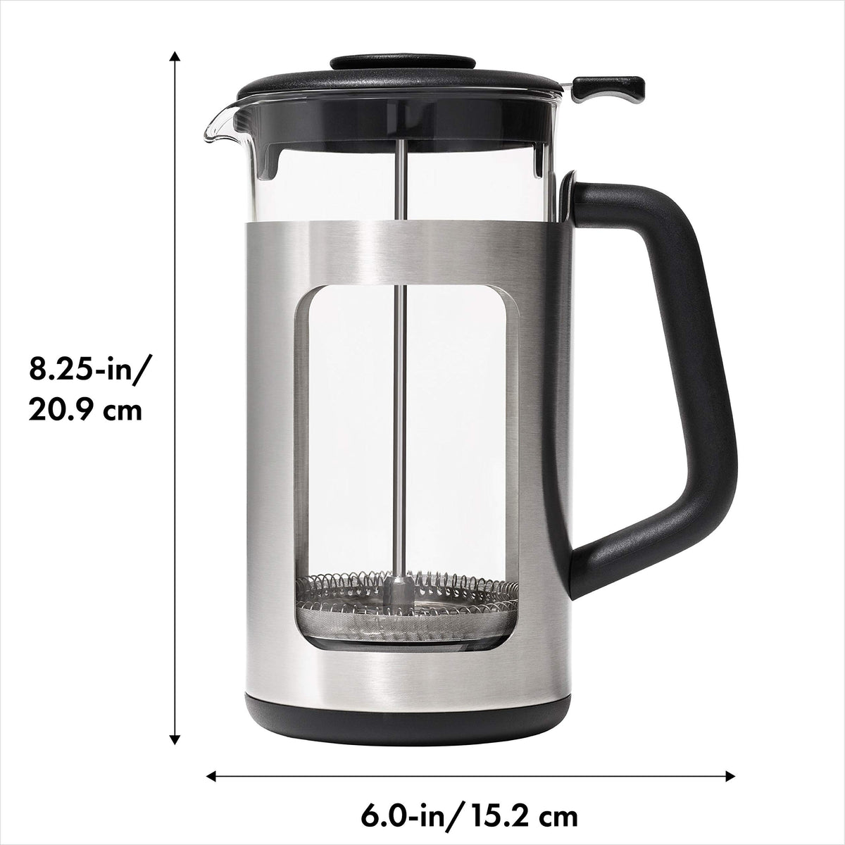 Stainless Steel French Press Coffee Maker 32oz S5097