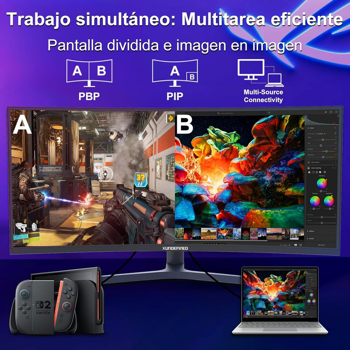 34 Inch Curved Ultrawide Gaming Monitor 180Hz UWQHD G8832