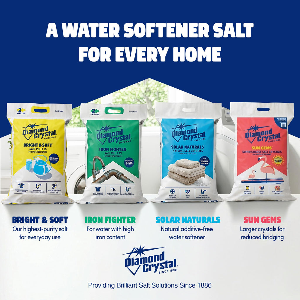 Water Softener Salt Crystals, 40 lbs U63318