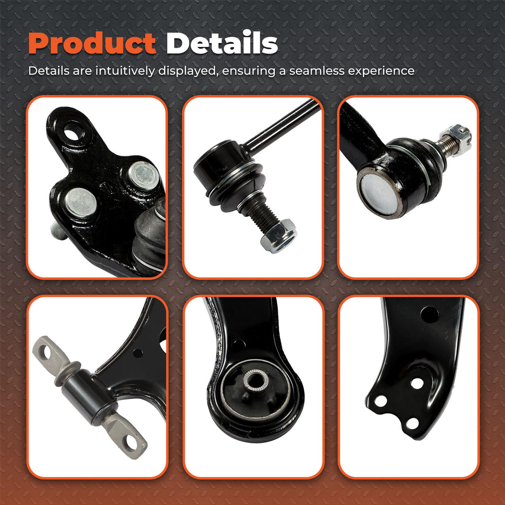 14Pc Front Suspension Kit Control Arms E54023