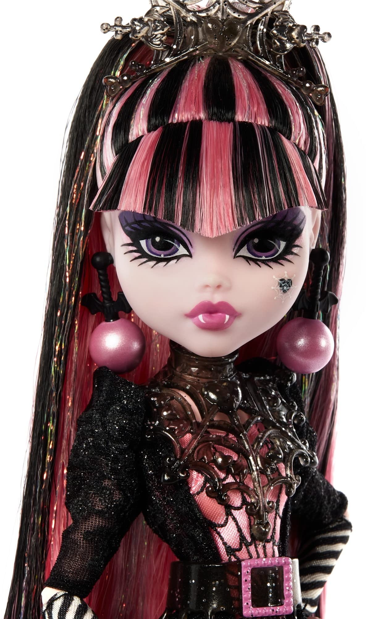 Pink and Black Gown Doll I3682