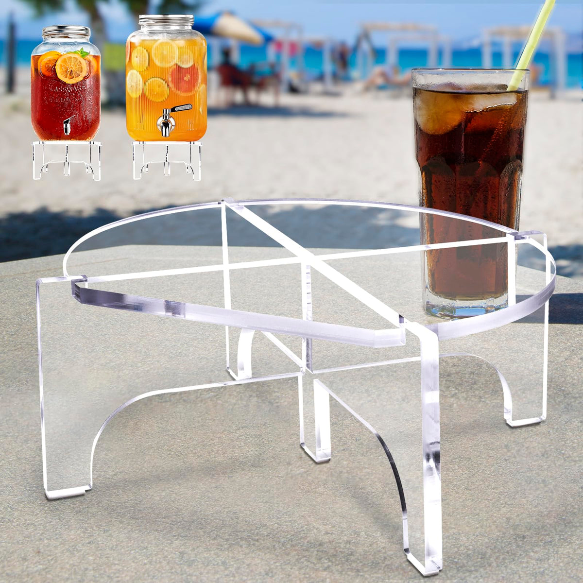 Acrylic Beverage Dispenser Stand T324104