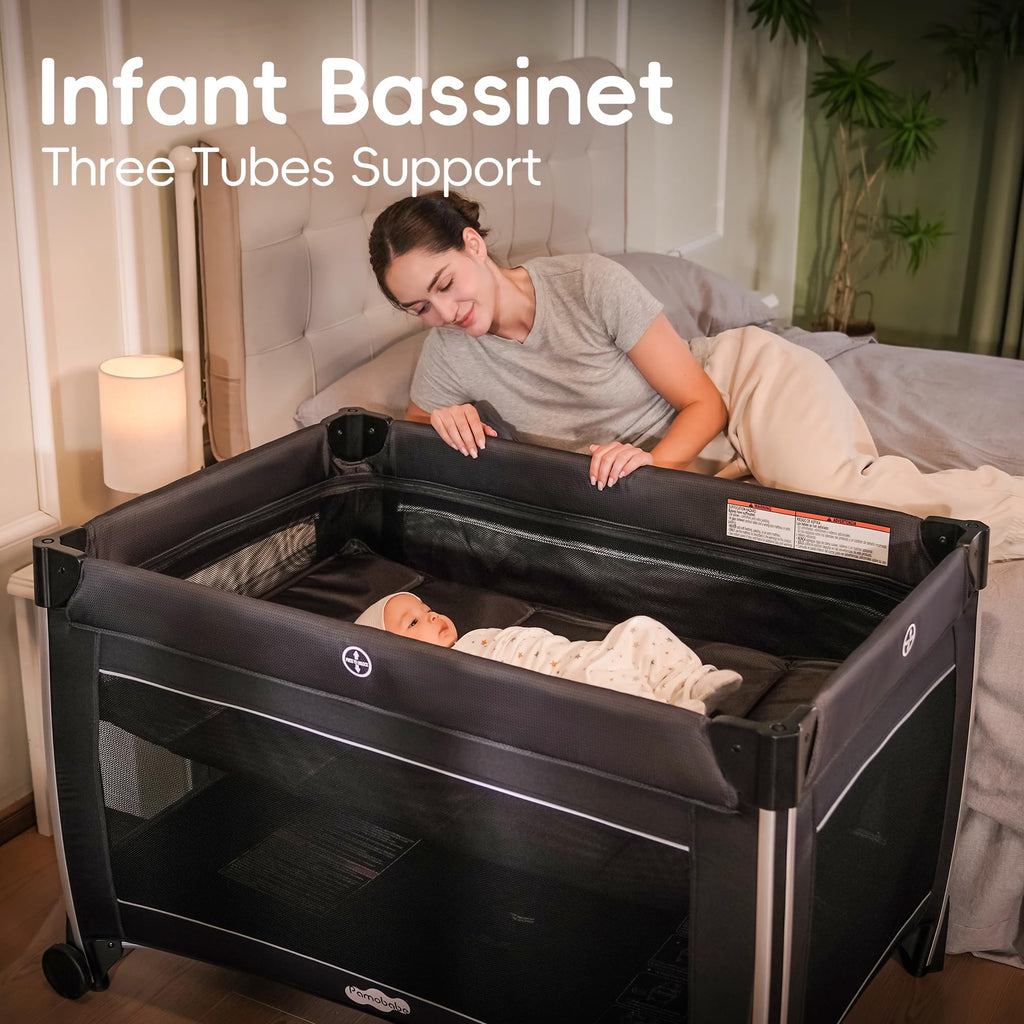4 in 1 Baby Playards with Bassinet Z8123