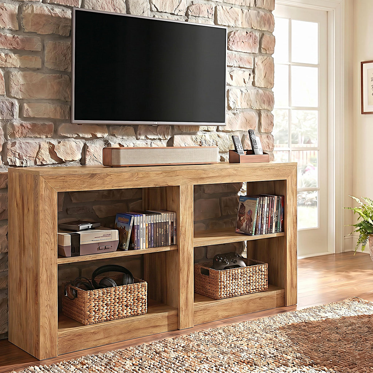 Tall TV Stand for TVs Up to 65 Inches N978