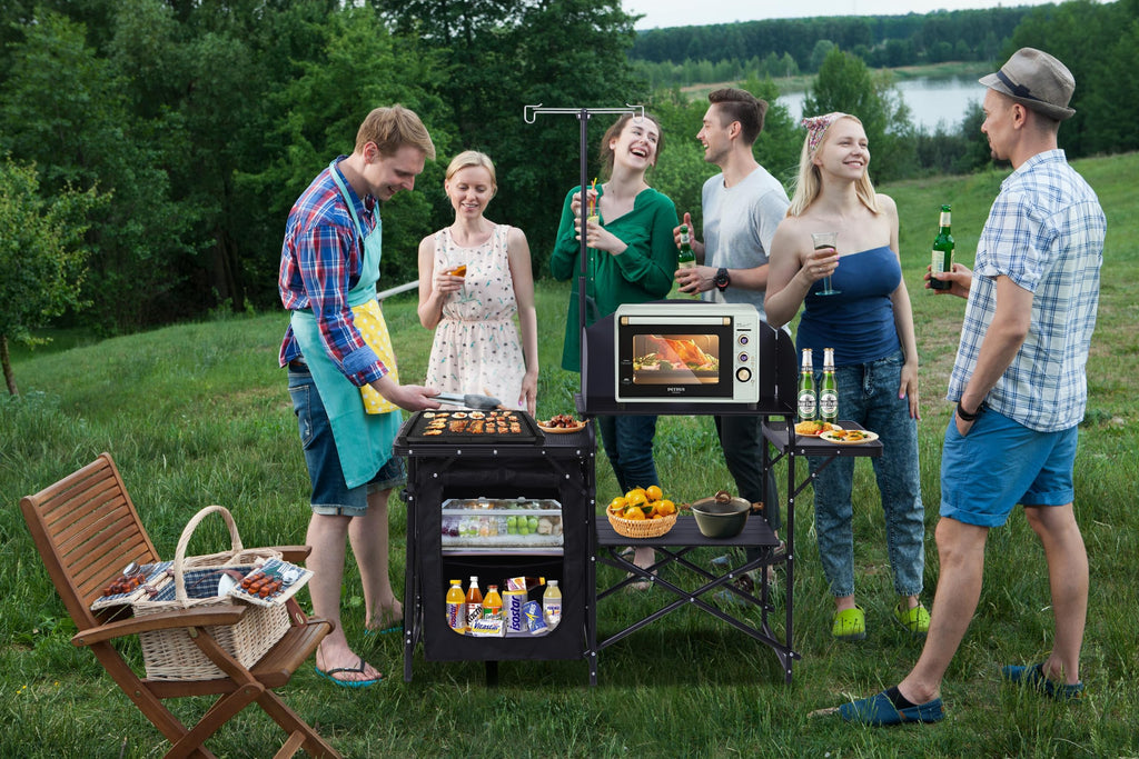 Black Portable Folding Camping Table E10570