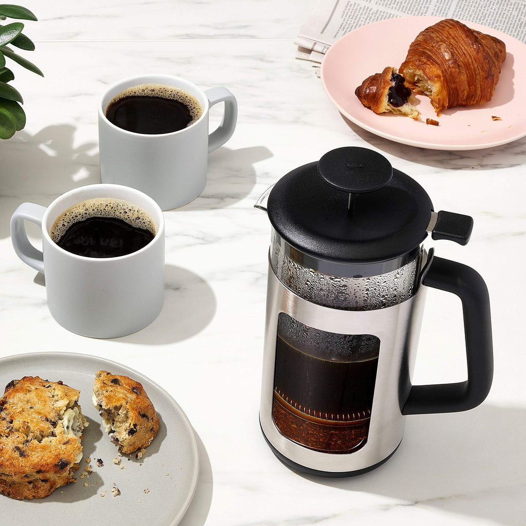 Stainless Steel French Press Coffee Maker 32oz S5097