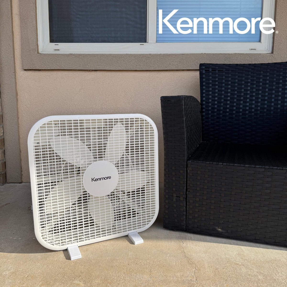 20" White 3 Speed Box Fan G723195