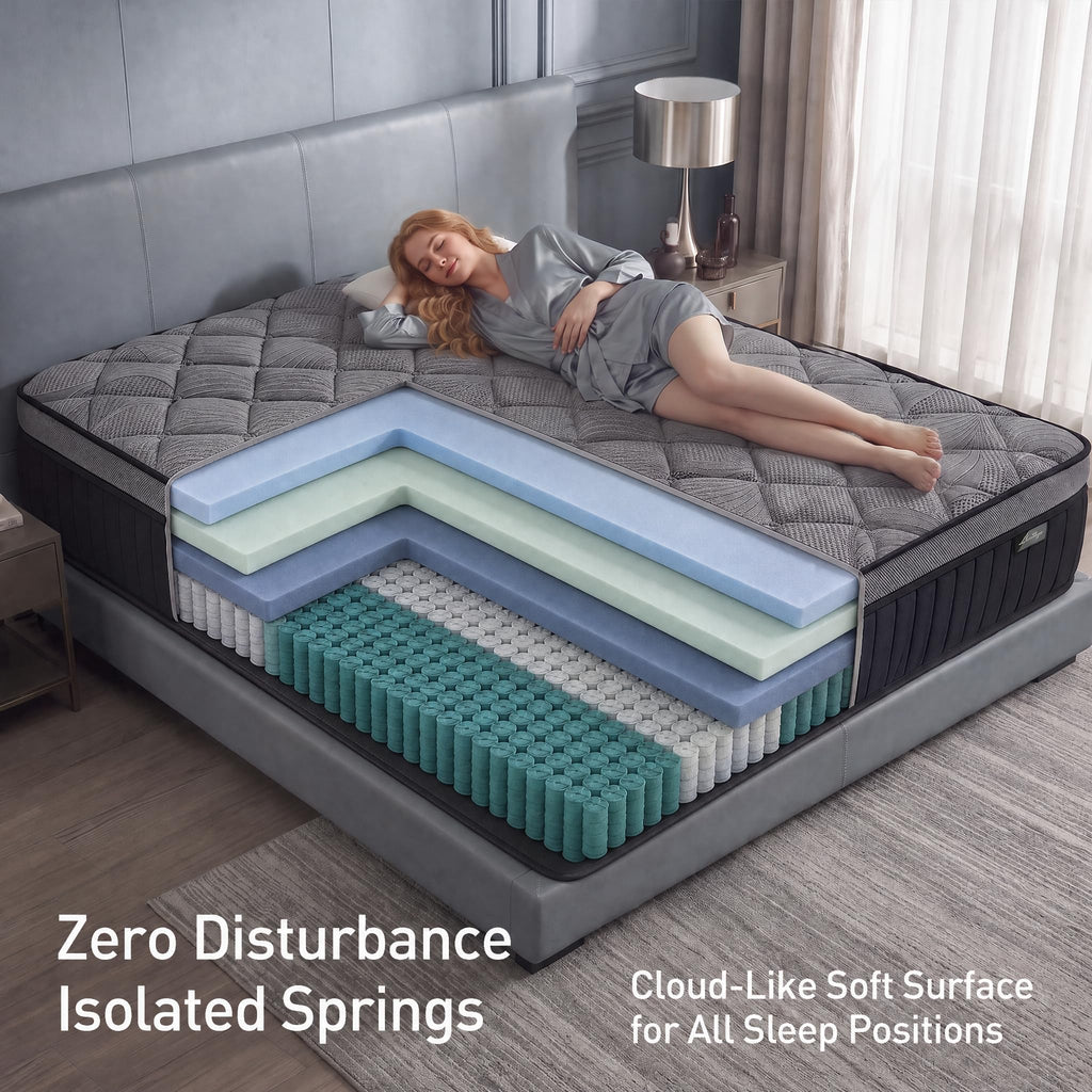 Full Size 12 Inch Hybrid Mattress F834417