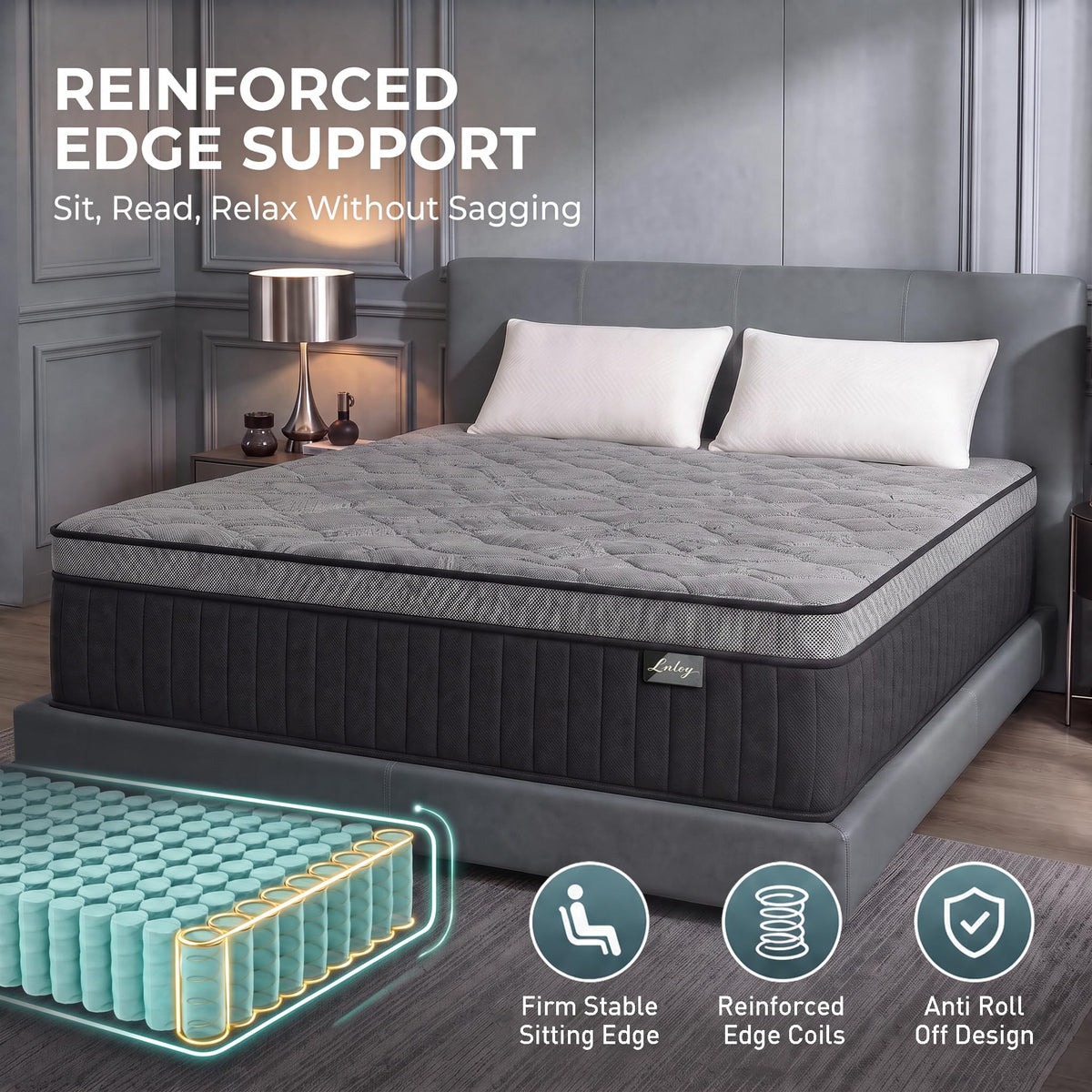 Full Size 12 Inch Hybrid Mattress F834417