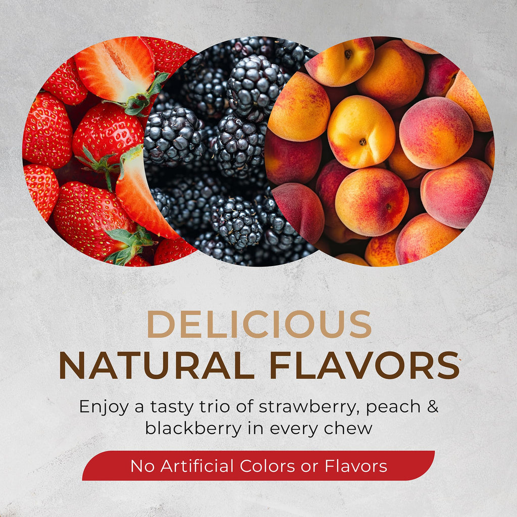 Vegan Fiber Gummies 3g Prebiotic Inulin Non-GMO Gluten-Free 30 Servings O364
