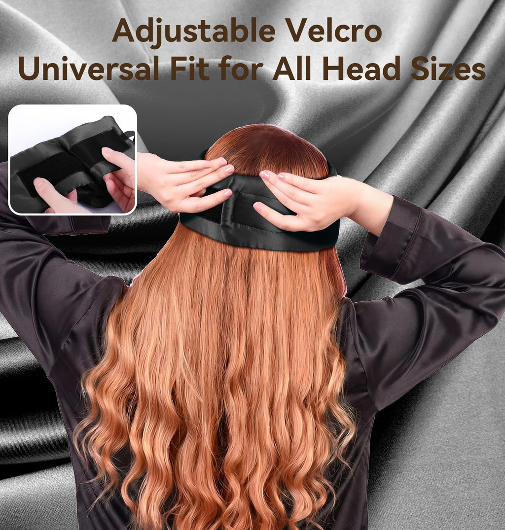 Silk Soft Sleep Mask with Bluetooth Black I7050